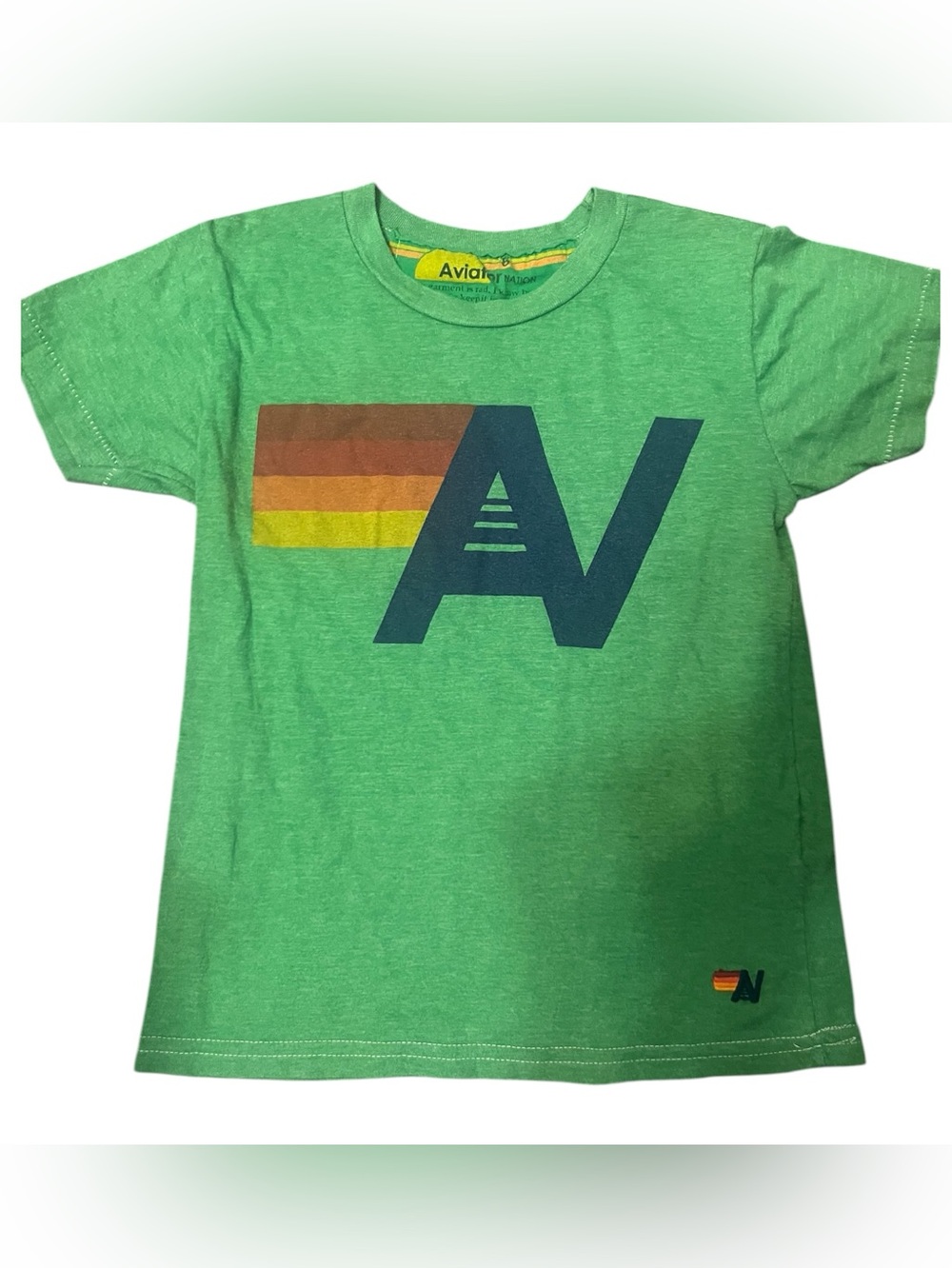 KID'S LOGO TEE - KELLY GREEN